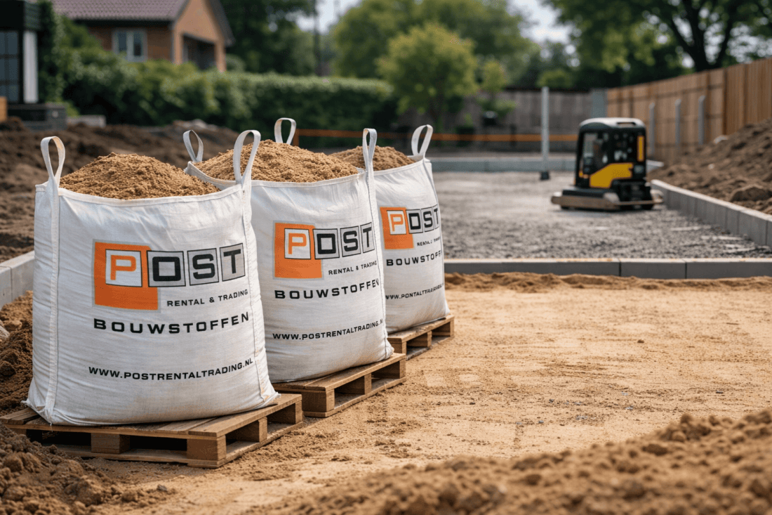 Vulzand of straatzand kopen voor ophogen en onder bestrating